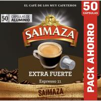 Café extrafuerte Nespresso SAIMAZA, caja 50 uds Café extrafuerte Nespresso SAIMAZA, caja 50 uds