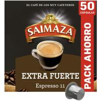 Cafè nespresso extrafuerte SAIMAZA, caixa 50 u