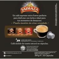 Cafè nespresso extrafuerte SAIMAZA, caixa 50 u