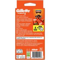 Cargador de afeitar GILLETTE FUSION 5, pack 7+1 ud