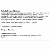 Galleta original bañada en chocolate BIRBA, caja 110 g
