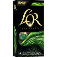 Café Brasil sistema Nespresso L'OR, caja 10 uds Café Brasil sistema Nespresso L'OR, caja 10 uds