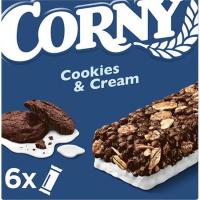 Barrita de galletas y crema CORNY, pack 6x23 g