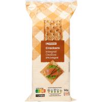 Crackers integrales EROSKI, paquete 500 g Crackers integrales EROSKI, paquete 500 g