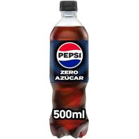 Refresco de cola sin azúcar PEPSI, botellín 50 cl Refresco de cola sin azúcar PEPSI, botellín 50 cl