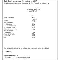 Beguda vegetal ametlla 0% YOSOY, brik 1 litre