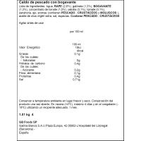 Brou gourmet de peix amb llamàntol GALLINA BLANCA, brik 1 litre