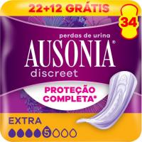 Compresas de incont. extra AUSONIA DISCREET, paquete 34 uds