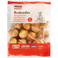 Magdalena redonda EROSKI BASIC, paquete 540 g Magdalena redonda EROSKI BASIC, paquete 540 g