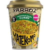Yarroz verdures amb salsa curri YATEKOMO, cup 83g