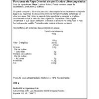 Rap sense pell en porcions DELFIN, bossa 300 g