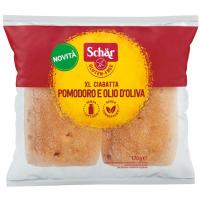 Ciabatta xl tomate-aceite de oliva s/ gluten SCHAR, bolsa 170 g Ciabatta xl tomate-aceite de oliva s/ gluten SCHAR, bolsa 170 g