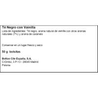 Té vainilla TWININGS, caja 25 uds