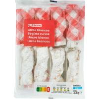 Lazos blancos EROSKI, bandeja 300 g Lazos blancos EROSKI, bandeja 300 g