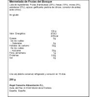 Melmelada fruites del bosc LA VIEJA FABRICA, flascó 280 g