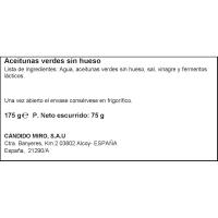 Olives verdes camamilla sense os nature SERPIS, bossa 75 g