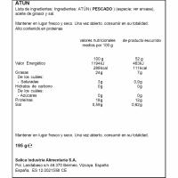 Atún en aceite girasol CAMPOS, pack 3x65 g