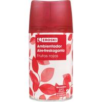 Ambientador automàtic fruits vermells EROSKI, recanvi 250 ml