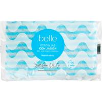 Esponja jabonosa un solo uso BELLE, pack 10 uds Esponja jabonosa un solo uso BELLE, pack 10 uds