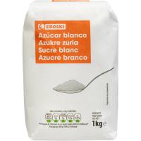 Sucre blanc EROSKI, paquet 1 kg Sucre blanc EROSKI, paquet 1 kg