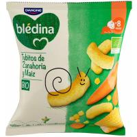 Snack bio de maíz y zanahoria BLEDINA, bolsa 20 g Snack bio de maíz y zanahoria BLEDINA, bolsa 20 g