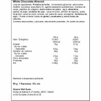 Barreta proteïna de xocolata blanca c/ ametlla BAREBELLS, 55 g