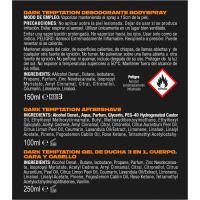 Set necesser trio dark temp AXE, 1 ud