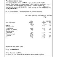 Pan de sandwich BIMBO, paquete 640 g