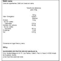 Dàtil DEGLET NOIR, caixa 500 g