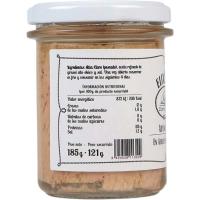 Atún claro en aceite de girasol COSTA VASCA, frasco 185 g