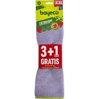 Bayeta microfibra XXL BAYECO, pack 3+1 ud Bayeta microfibra XXL BAYECO, pack 3+1 ud