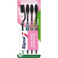 Cepillo dental suave black SIGNAL, pack 4 uds Cepillo dental suave black SIGNAL, pack 4 uds