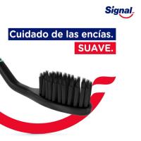 Cepillo dental suave black SIGNAL, pack 4 uds