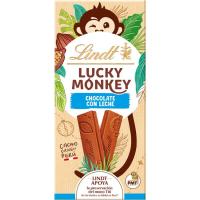 Xocolata amb llet lucky monkey LINDT, rajola 100 g Xocolata amb llet lucky monkey LINDT, rajola 100 g