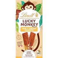 Xocolata crispy lucky monkey LINDT, rajola 100 g Xocolata crispy lucky monkey LINDT, rajola 100 g