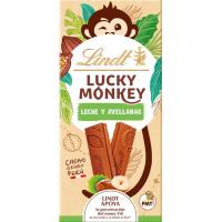Xocolata d'avellana lucky monkey LINDT, tauleta 100 g Xocolata d'avellana lucky monkey LINDT, tauleta 100 g