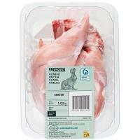 Conejo entero EROSKI, pieza al peso aprox. 1 kg