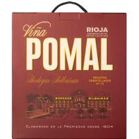 Vino Tinto Crianza 2 botellas + Copa VIÑA POMAL, estuche