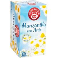 Manzanilla con anís POMPADOUR, caja 25 uds Manzanilla con anís POMPADOUR, caja 25 uds