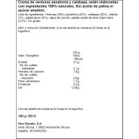Potet pastanaga carabassa HERO, flascó 190 g
