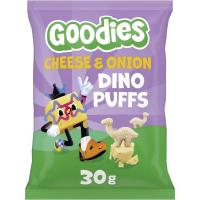 Snack dino puff GOODIES, bossa 30 g