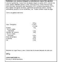 Galeta de nabius SANTIVERI TRIPLE ZERO, paquet 190 g