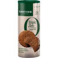 Galetes Nibs sense sucre SANTIVERI TRIPLE ZERO, paquet 205 g