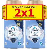 Ambientador acte roba neta GLADE, recanvi 2 u