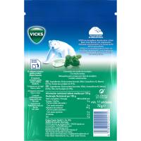 Caramelos con mentol refrescante doble accion VICKS, bolsa 72 g