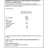 Caramels amb mentol refrescant llimona VICKS, bossa 72 g