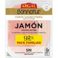 Pernil cuit rodanxes senceres BONNATUR ARGAL, pack familiar 200 g Pernil cuit rodanxes senceres BONNATUR ARGAL, pack familiar 200 g