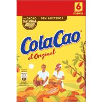 Cacau soluble en sobres COLA CAO, 6 u, caixa 96 g
