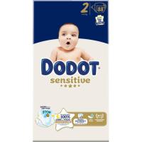 Bolquer JumboTalla 2 DODOT Sensitive, pack 88 u
