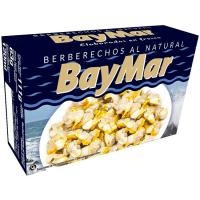 Berberechos pequeños al natural BAYMAR, lata 63 g